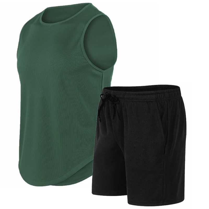 Men'S Fashion T Shirts - Setelan Kaos Tanpa Lengan Leher Bulat
