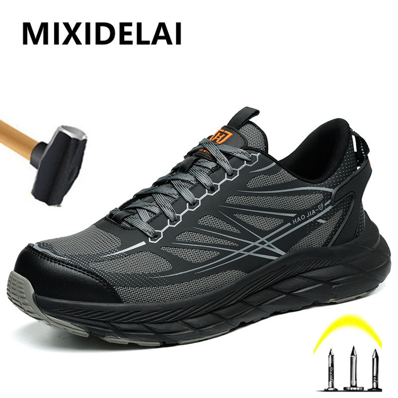 Mens Fashion Trainers - Sepatu Kerja Fashion Sepatu Safety Steel