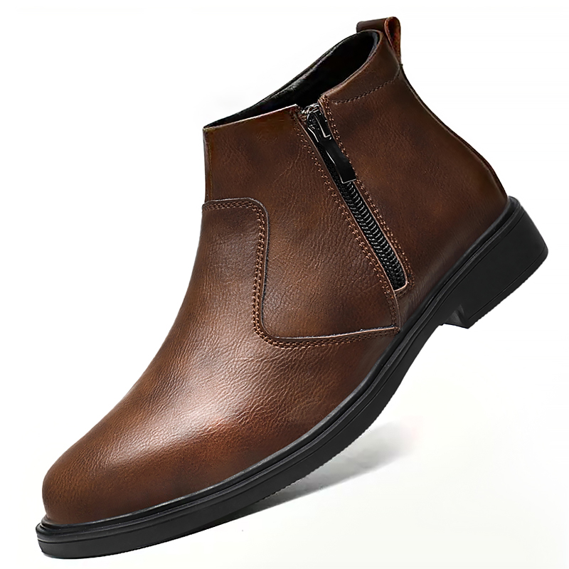 Men'S Fashion News - Sepatu Kulit High-Top Baru Musim Gugur
