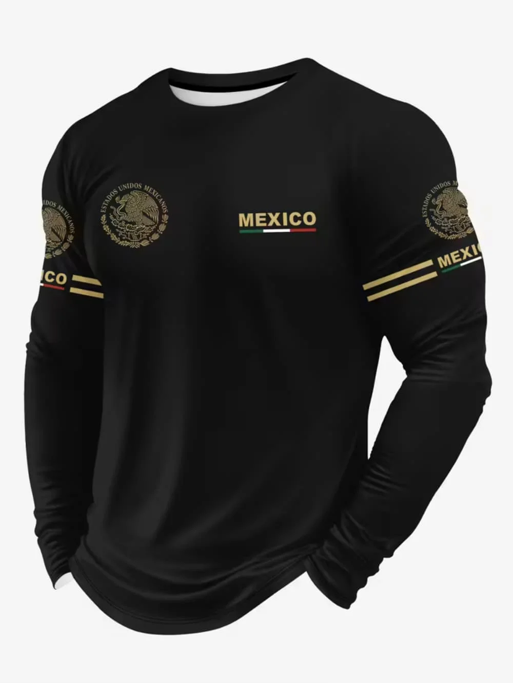Mens Fashion Clothes - Kaos Pria Motif Elang Meksiko, Kaos