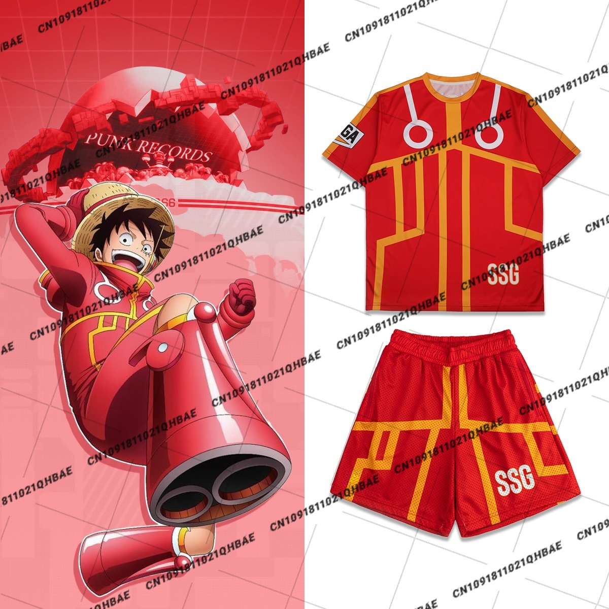 Men'S Fashion Videos - Kostum Cosplay Penggemar Anime Monkey D.