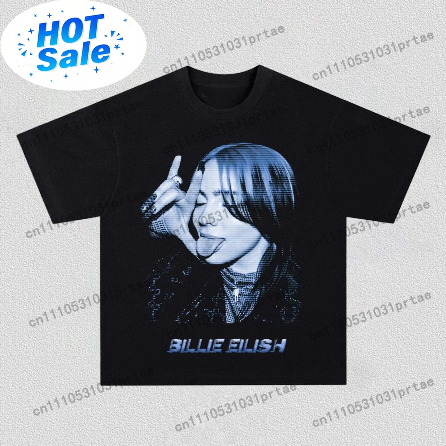 Poster Men Fashion - Kaos Print Grafis Poster Billie Eilish