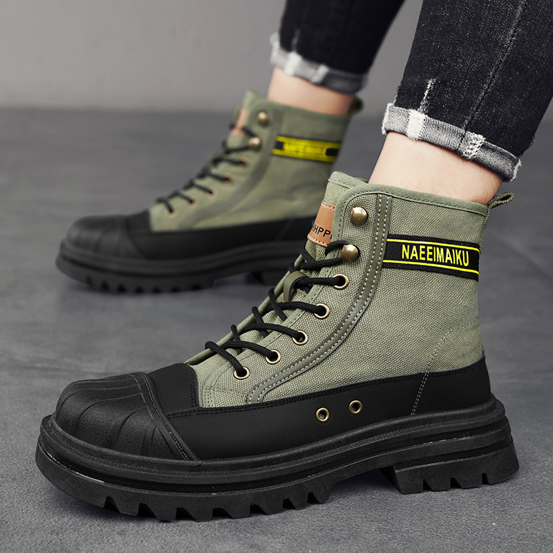 Men'S Fashion News - Sepatu Bot Kanvas Pria Sepatu Kasual