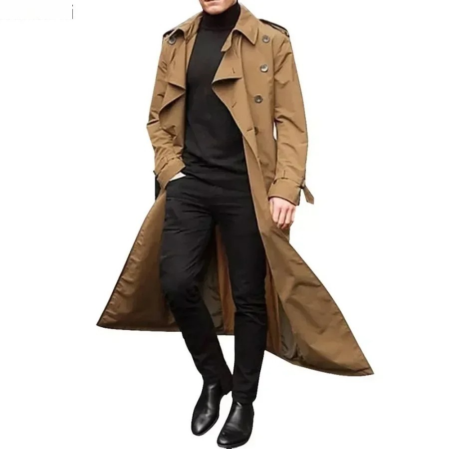 Jaket Mantel Hujan Panjang Pri - Men'S Fashion X ulasan dan harga