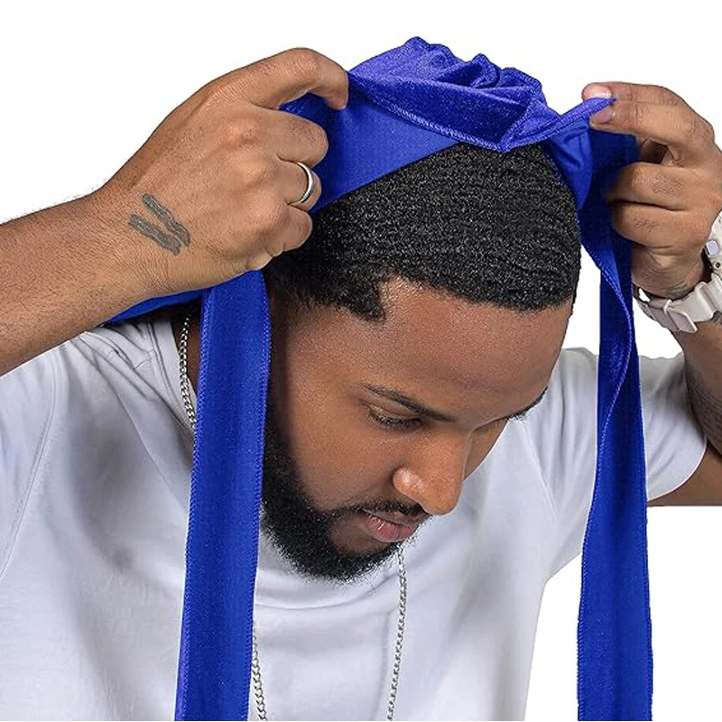 kkjoy Unisex Velvet Durags Ban - Men'S Fashion With Hat ulasan dan harga