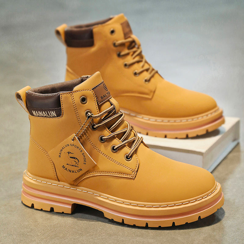 Sepatu Boots Pria Klasik High  - Men'S Fashion Videos ulasan dan harga