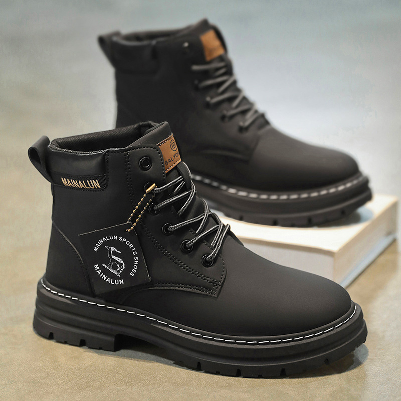 Sepatu Boots Pria Klasik High  - Men'S Fashion Videos ulasan dan harga