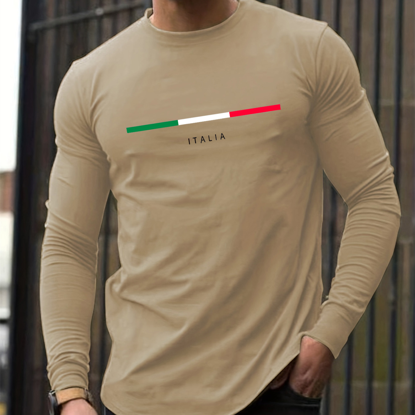 Kaos oblong pria lengan panjan - Men'S Fashion T Shirts ulasan dan harga