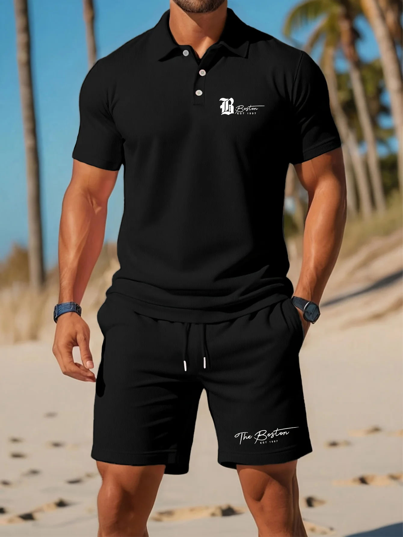 Setelan Kaos Polo Pria Baru Mu - Men'S Fashion Videos ulasan dan harga