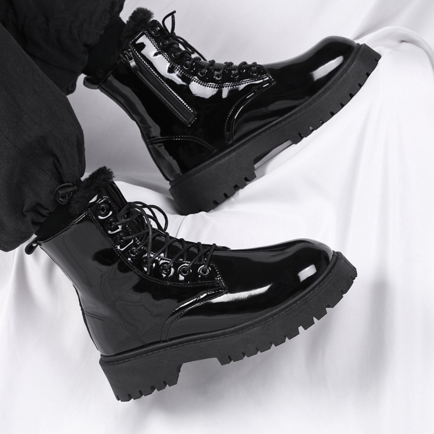 Sepatu bot pria berbulu hangat - Men'S Fashion News ulasan dan harga