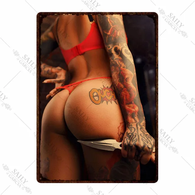 Poster Logam Gadis Seksi, Deko - Poster Men Fashion ulasan dan harga