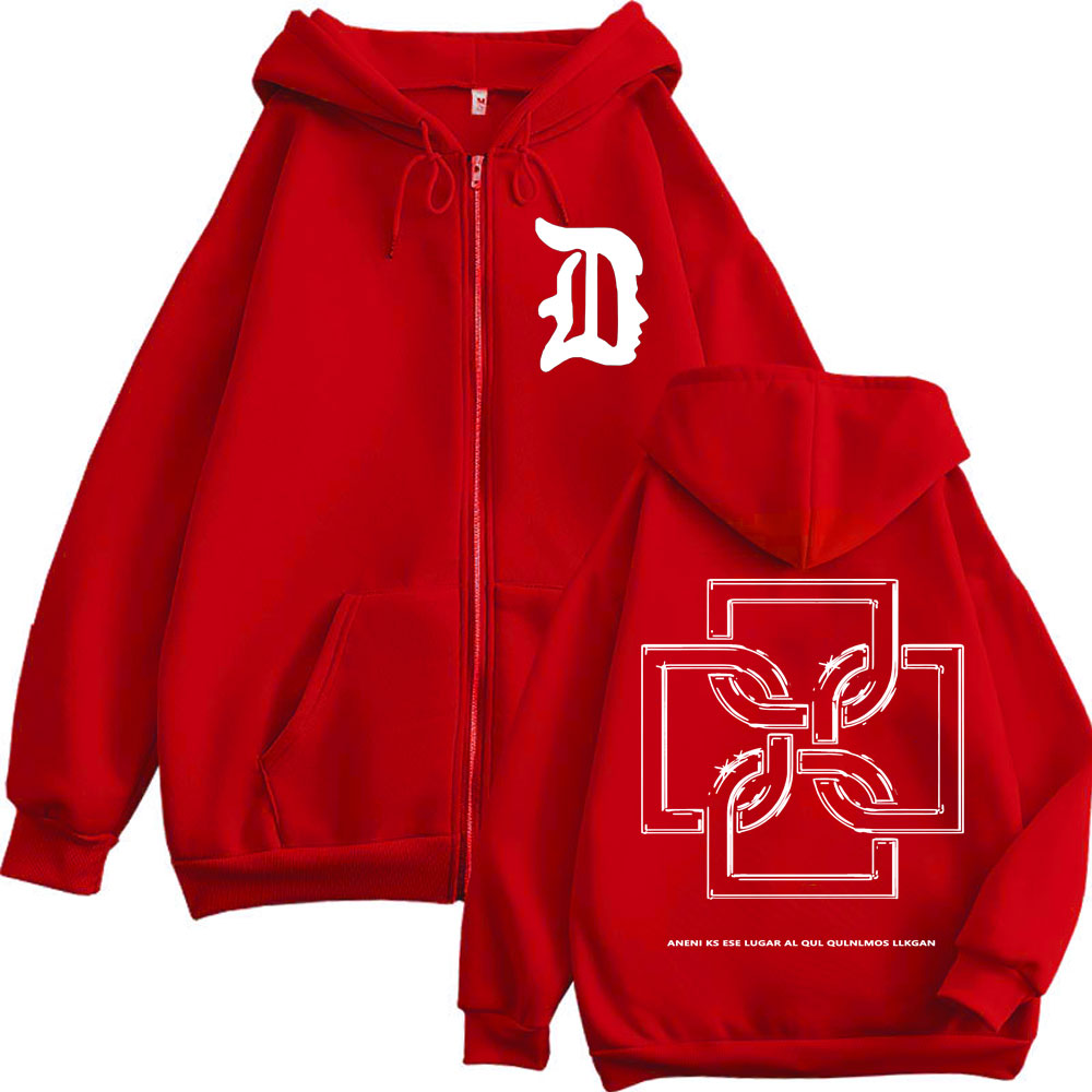 Hoodie Zipper Grafis Logo Rapp - Mens Fashion Zip Up Hoodies ulasan dan harga