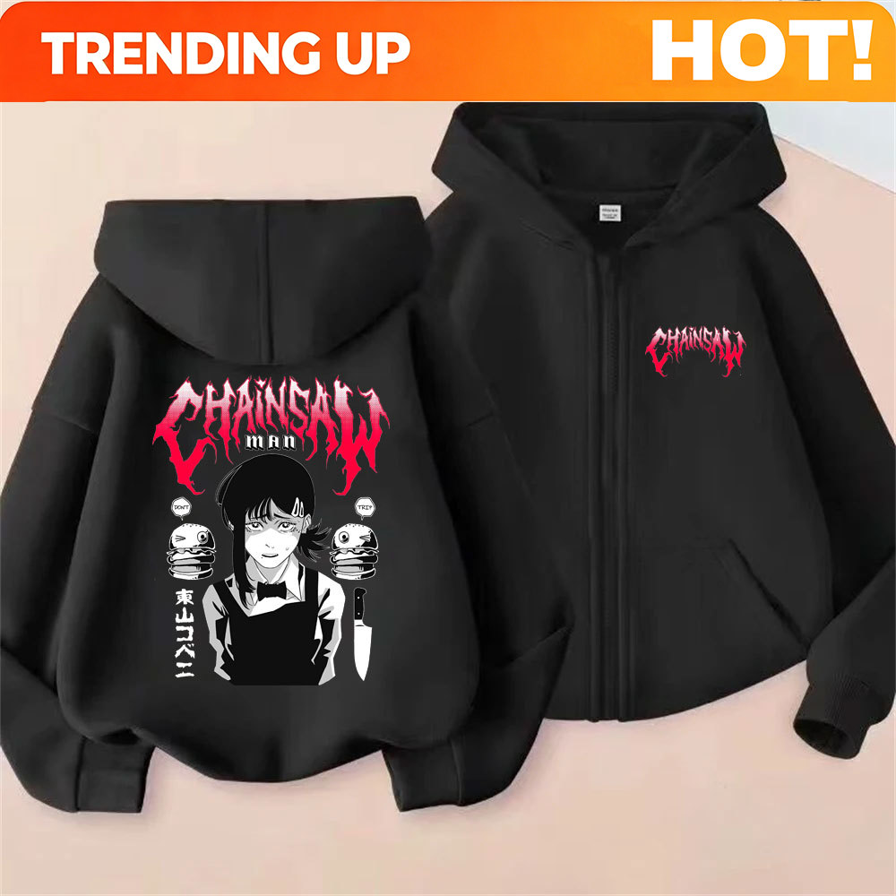Hoodie Zipper Grafis Anime Cha - Mens Fashion Zip Up Hoodies ulasan dan harga