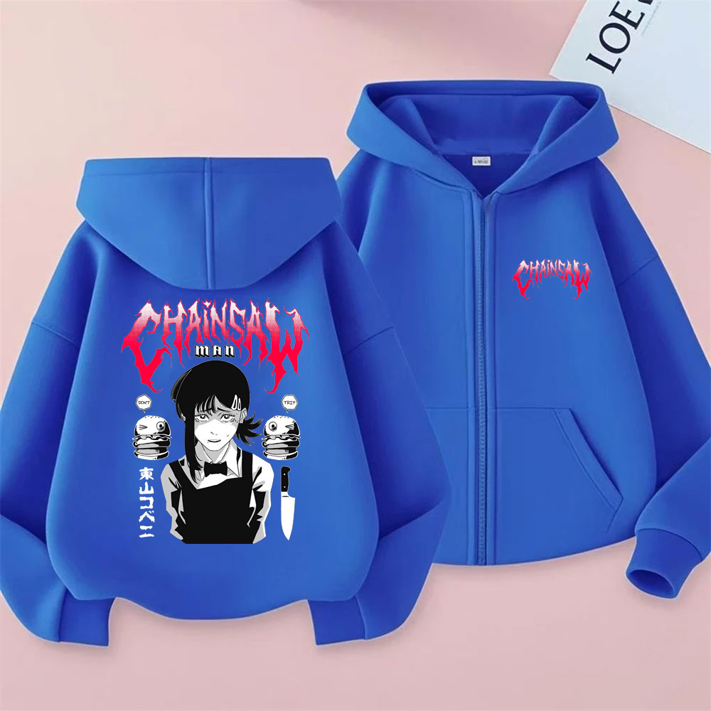 Hoodie Zipper Grafis Anime Cha - Mens Fashion Zip Up Hoodies ulasan dan harga