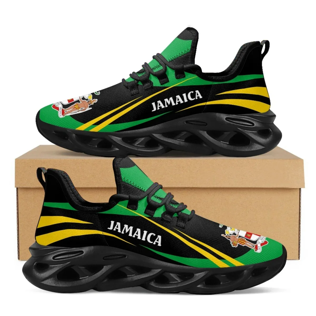 Sepatu Motif Bendera Jamaika S - Mens Fashion Trainers ulasan dan harga