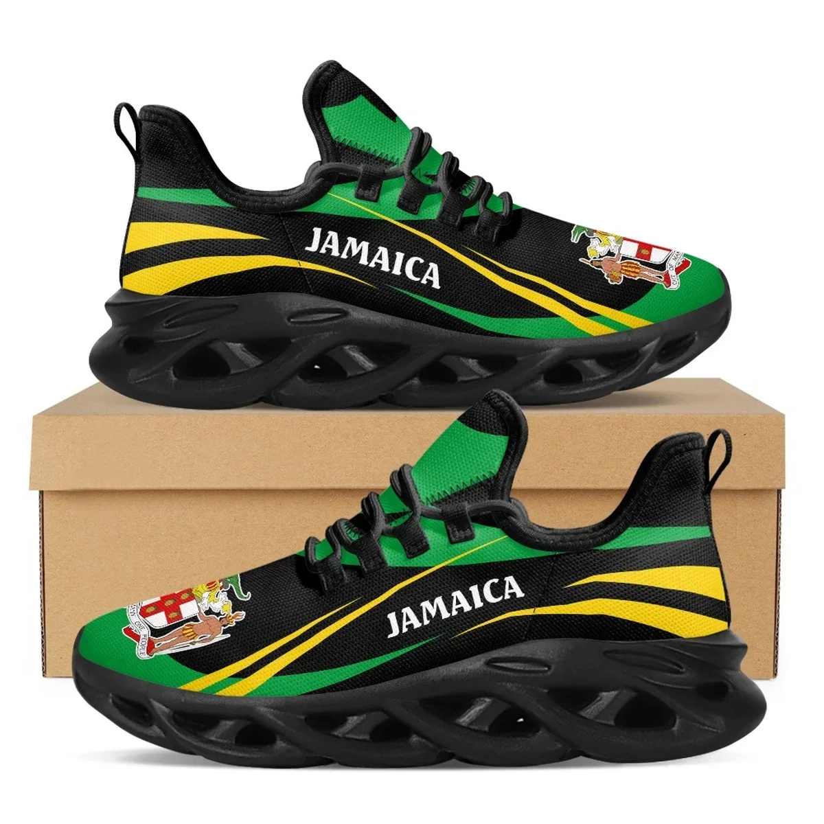 Sepatu Motif Bendera Jamaika S - Mens Fashion Trainers ulasan dan harga