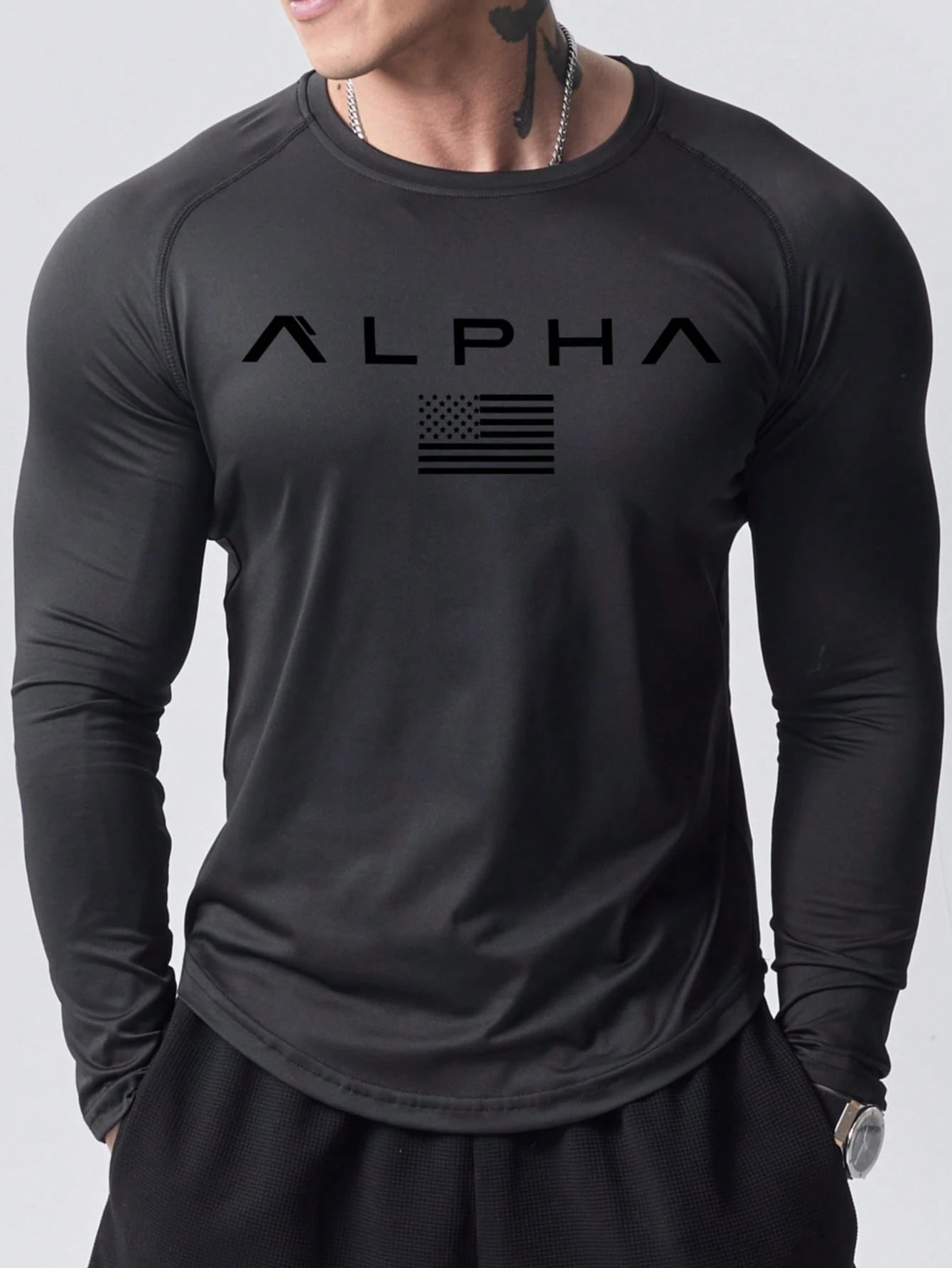 Kaos lengan panjang pria baru  - Mens Fashion Clothes ulasan dan harga