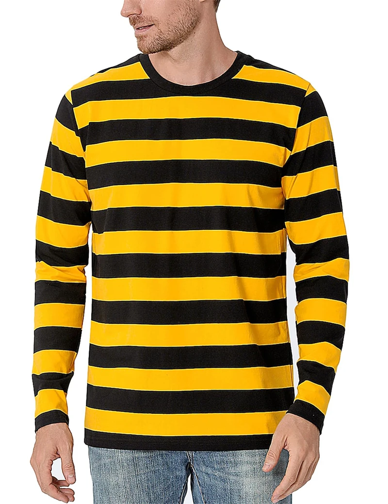 Kaos Lengan Panjang Pria denga - Mens Fashion Clothes ulasan dan harga