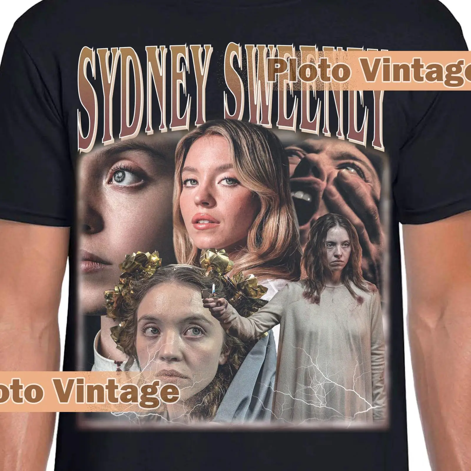 Kaos Vintage Sydney Sweeney Bo - Men'S Fashion Sydney ulasan dan harga