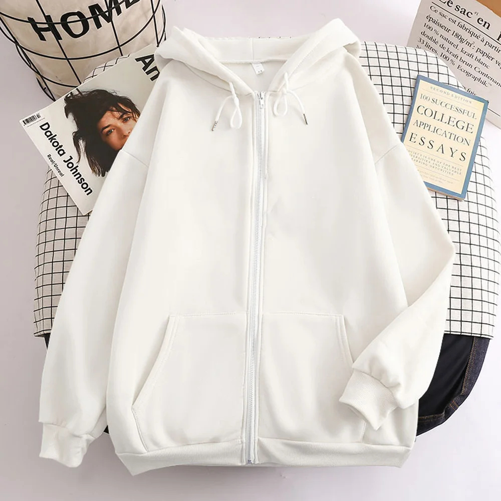 Hoodie High Street Pria Warna  - Mens Fashion Zip Up Hoodies ulasan dan harga
