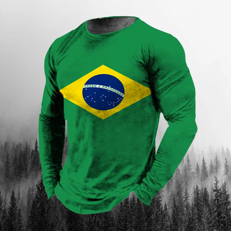 Kaos Pria Lengan Panjang Kasua - Men'S Fashion T Shirts ulasan dan harga