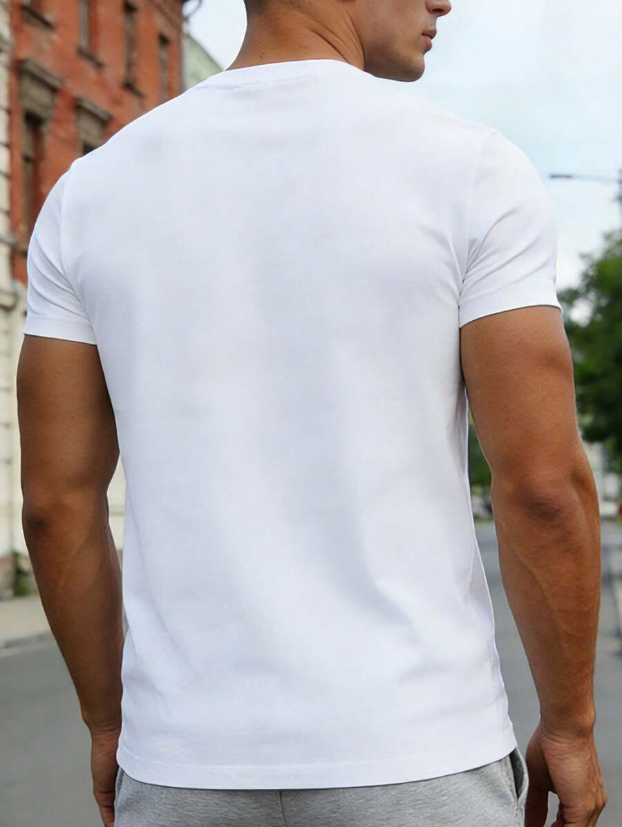1pc Pakaian Pria Kaos Putih de - Men'S Fashion New York ulasan dan harga