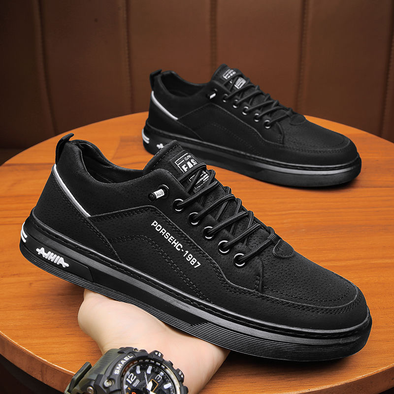 Sepatu Sneakers Kulit Lembut P - Mens Fashion Trainers ulasan dan harga