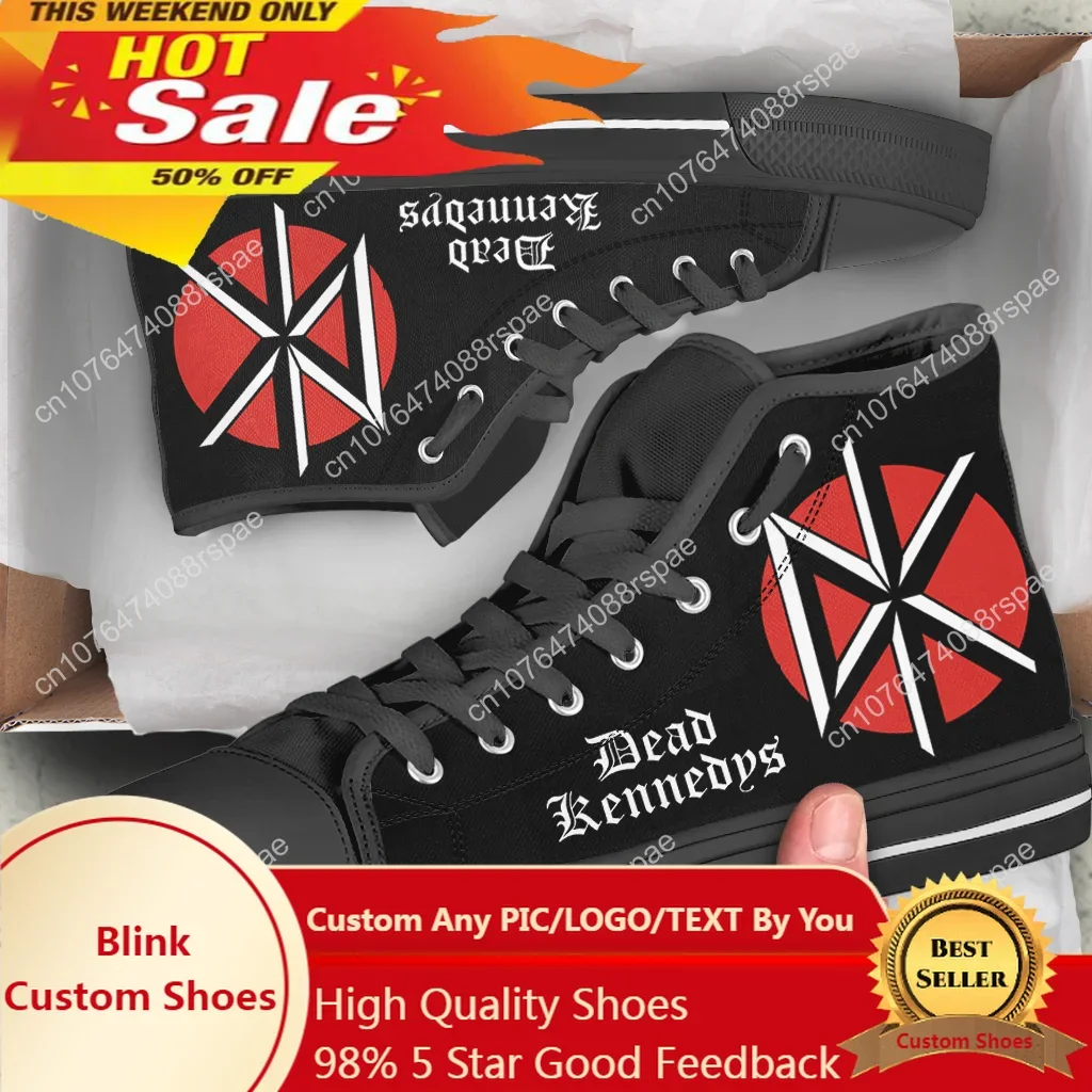 Dead Kennedys Sepatu Kanvas Ba - Mens Fashion Trainers ulasan dan harga