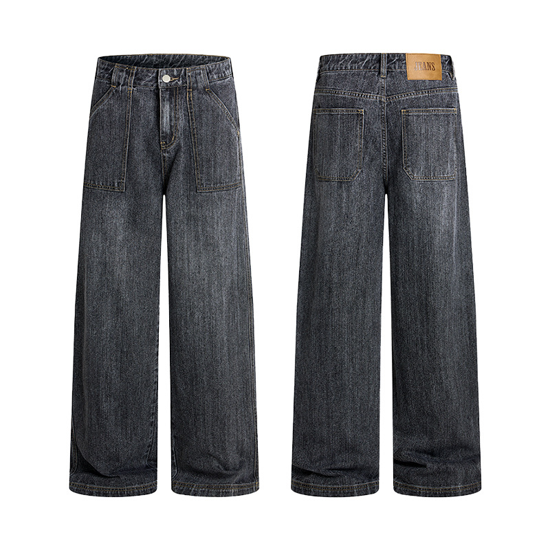Celana Jeans Pria Vintage Mode - Men'S Fashion Grey Jeans ulasan dan harga
