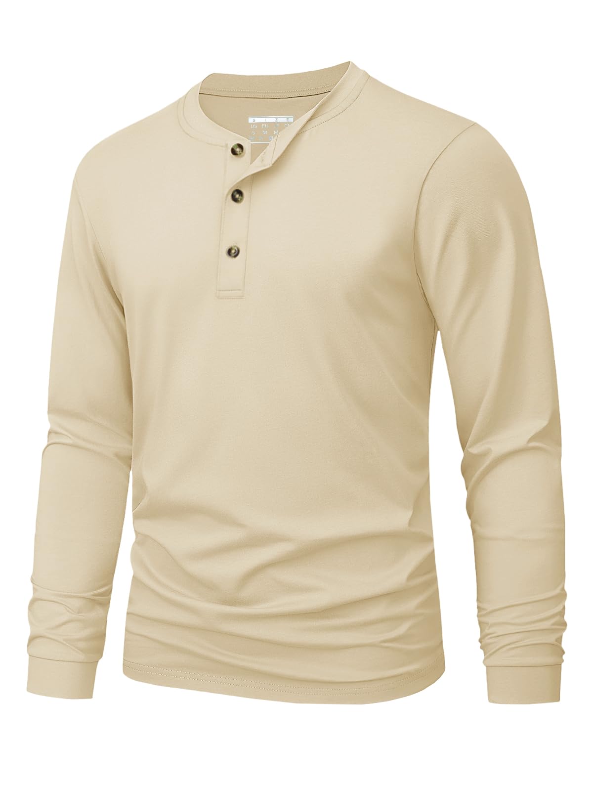 Kaos Henley Pria Polos Warna S - Mens Fashion Clothes ulasan dan harga